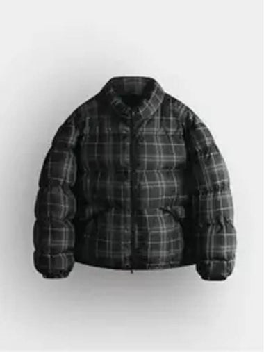 Signature Puffer Check Padding Black - INDUST - BALAAN 1