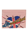 Leather Card Wallet Pink - DOLCE&GABBANA - BALAAN 2