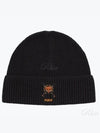 Fox Embroidery Beanie Black - POLO RALPH LAUREN - BALAAN 2