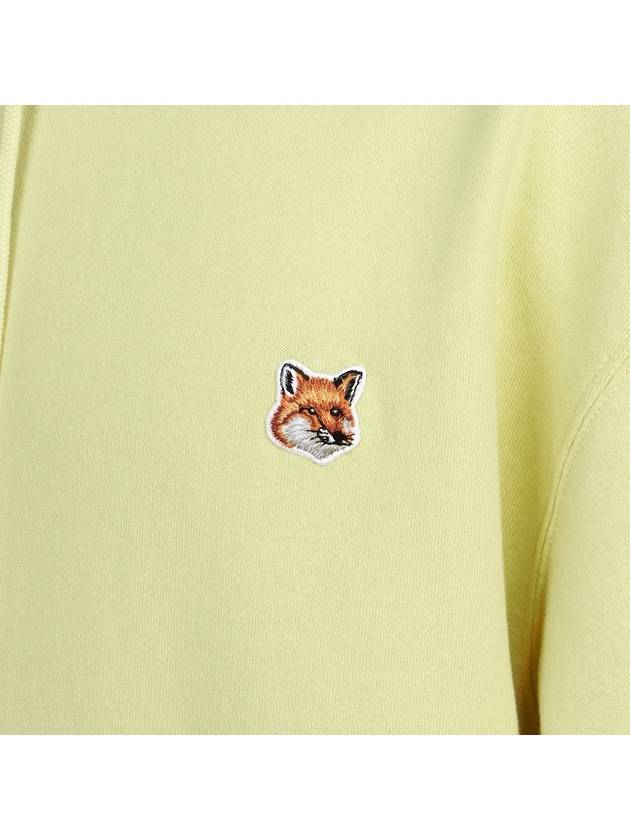 Fox Head Patch Regular Hoodie Chalk Yellow - MAISON KITSUNE - BALAAN 7