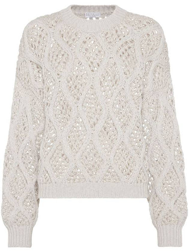 Brunello Cucinelli Sweaters White - BRUNELLO CUCINELLI - BALAAN 1