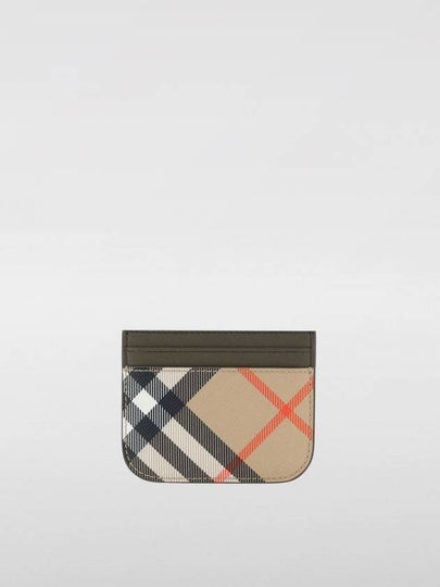 Check Card Wallet Beige - BURBERRY - BALAAN 2