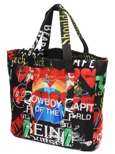 Murray Line ORB Plaque Tote Bag Black - VIVIENNE WESTWOOD - BALAAN 2