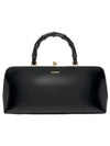 Goji Bamboo Leather Tote Bag Black - JIL SANDER - BALAAN 2