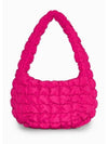 Quilted Mini Shoulder Bag Bright Pink - COS - BALAAN 2