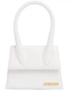 Le Chiquito Moyen Leather Mini Shoulder Bag White - JACQUEMUS - BALAAN 2