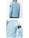 Crinkle Reps Nylon Garment Dyed Overshirt Zip Up Jacket Blue - STONE ISLAND - BALAAN 6