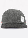 Striped Wool Ball Cap Grey - THOM BROWNE - BALAAN 2