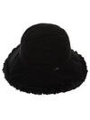 Women s ear shaped bucket hat 8634LXAH BLACK - BLACK&WHITE - BALAAN 3