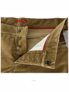 SPC95H CMD F0040 VELLUTO 1000 RIGHE Golden Pants - PRADA - BALAAN 4