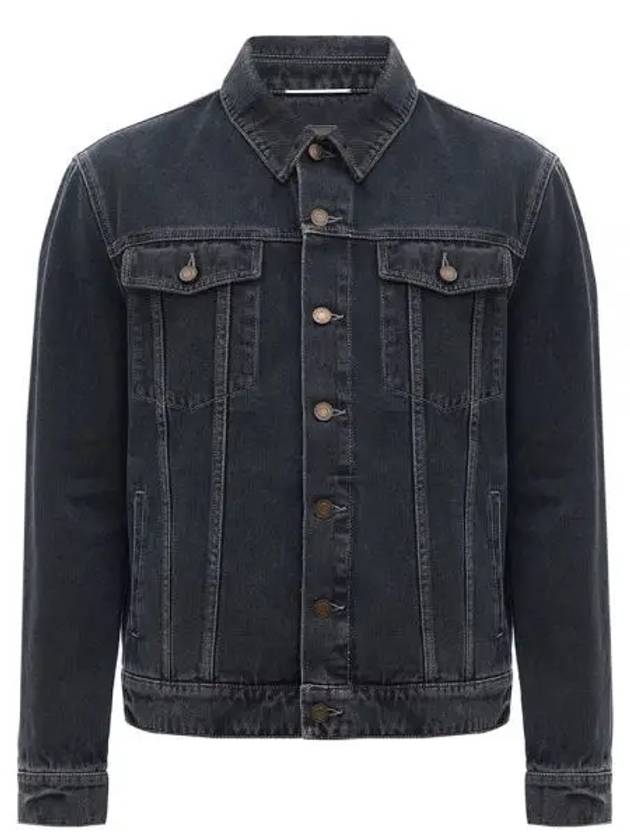 Pocket Denim Jacket Black - SAINT LAURENT - BALAAN 2