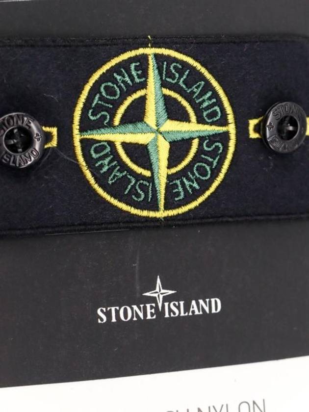 Skin Touch Nylon TC Primaloft Bomber Jacket Blue - STONE ISLAND - BALAAN 4