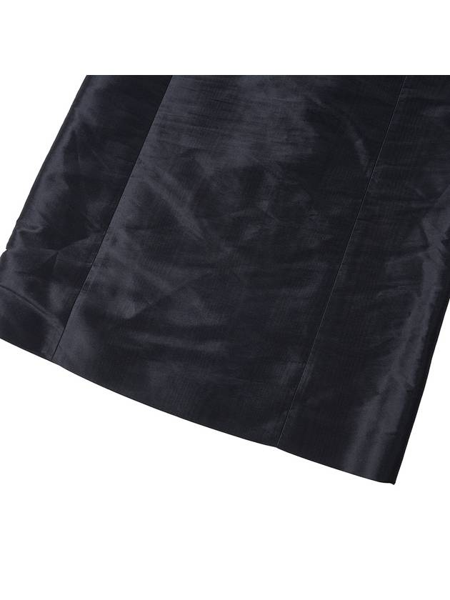 Moire Effect Silk A-Line Skirt Black - MAISON MARGIELA - BALAAN 8