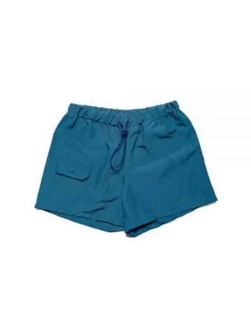 HOWLIN 24 DOPPLER EFFECT SHORTS BLUE WATER REPELLENT NYLON - HOWLIN' - BALAAN 1