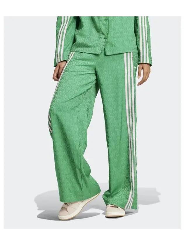 70s Wide Leg Track Pants Green - ADIDAS - BALAAN 2