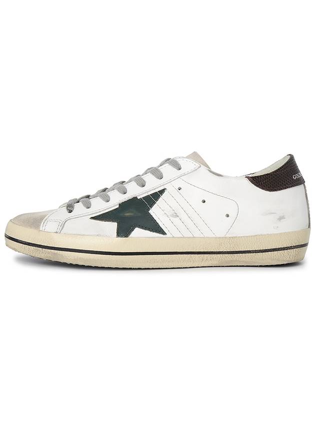 Superstar Brown Tab Low Top Sneakers White - GOLDEN GOOSE - BALAAN 4