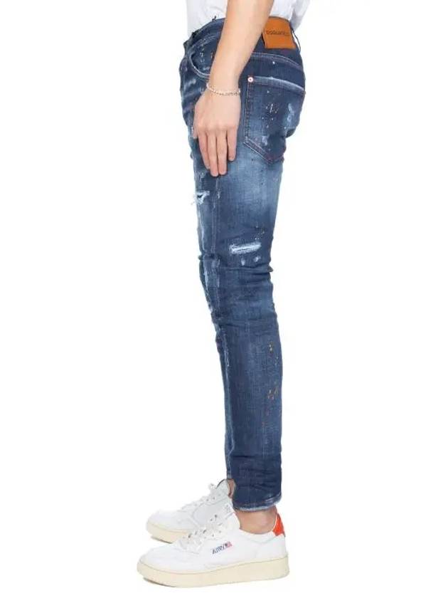 Painting Washed Sexy Twist Jeans S71LB1112 - DSQUARED2 - BALAAN 4