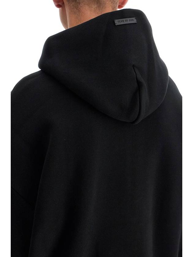 Fleece Half Zip Hoodie Black - FEAR OF GOD - BALAAN 5