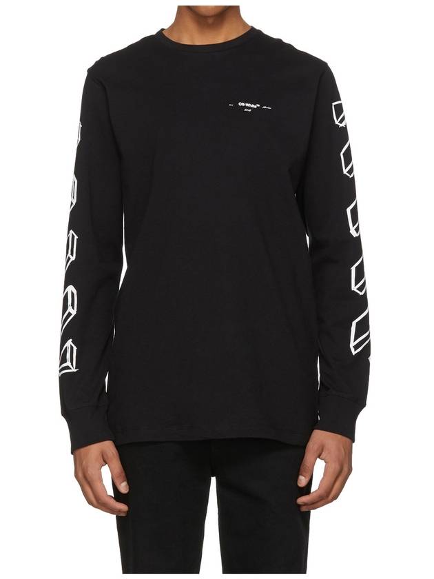 Marker Arrow Long Sleeve T-Shirt Black - OFF WHITE - BALAAN 6