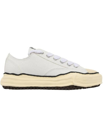MAISON Peterson OG sole canvas low-top sneakers white - MIHARA YASUHIRO - BALAAN 1
