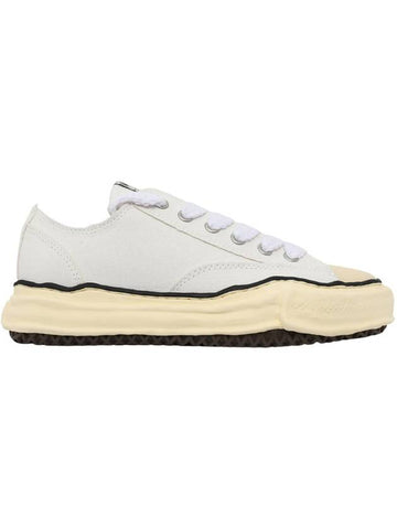 Yasuhiro Mihara Peterson Og Sole Canvas Low-Top Sneakers White - MAISON MIHARA YASUHIRO - BALAAN 1