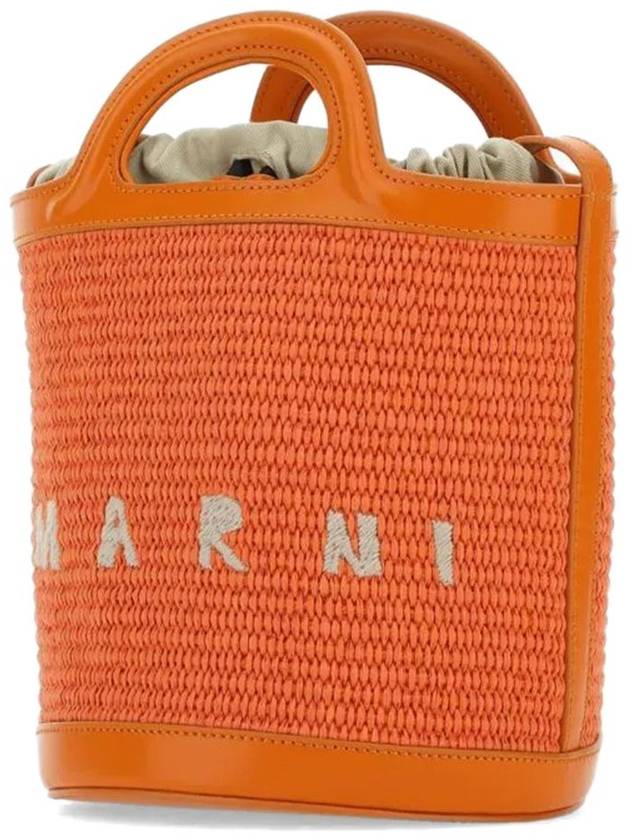 Tropicalia Small Bucket Bag Orange - MARNI - BALAAN 3