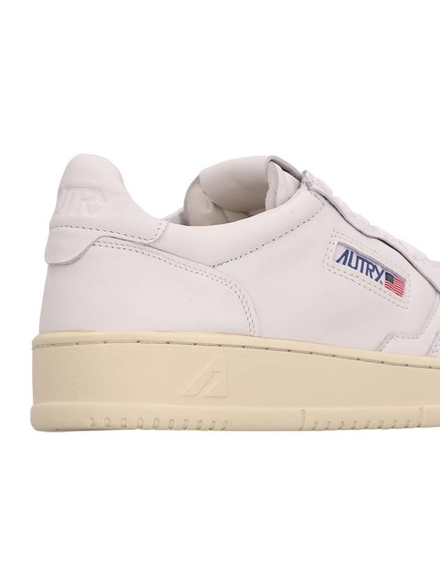 Medalist Goatskin Low Top Sneakers White - AUTRY - BALAAN 6