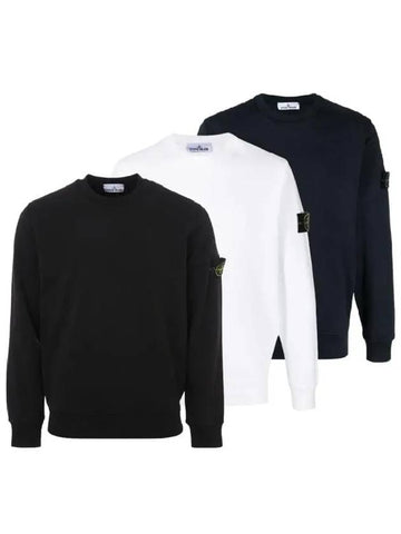 Men s Wappen Patch Cotton Fleece Sweatshirt 801563051 - STONE ISLAND - BALAAN 1