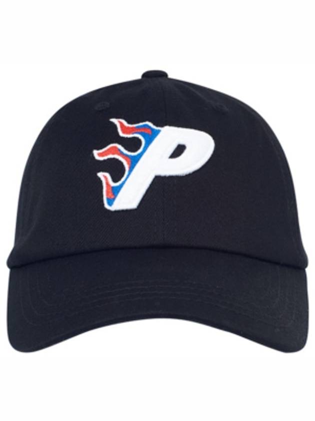 Flaming P 6 panel cap black Flaming P 6 panel Cap - PALACE - BALAAN 3