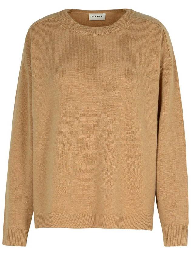 P.A.R.O.S.H. 'Loos' Brown Wool Blend Sweater - P.A.R.O.S.H. - BALAAN 1