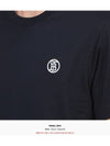 Embroidered Logo Short Sleeve T-Shirt Navy - BURBERRY - BALAAN 7