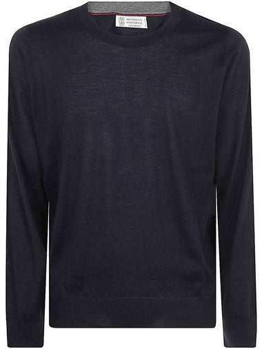 Brunello Cucinelli Cashmere Silk Crew Neck Sweater Clothing - BRUNELLO CUCINELLI - BALAAN 1