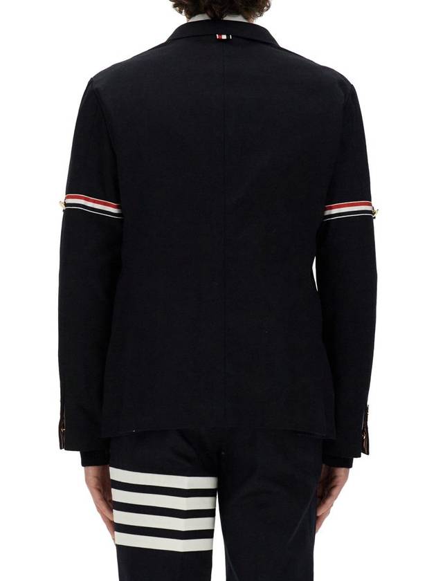 Armband Unconstructed Classic Jacket Navy - THOM BROWNE - BALAAN 4