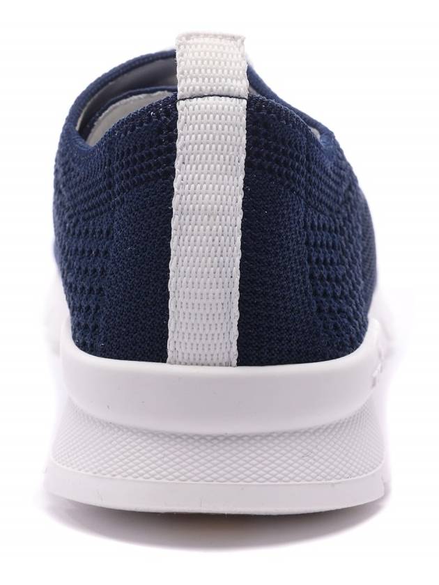 Fit Knit Low Top Sneakers Navy - KITON - BALAAN 5