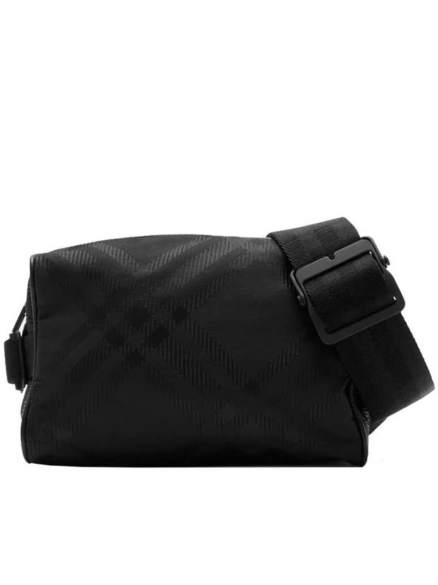 Check Jacquard Belt Bag Black - BURBERRY - BALAAN 2