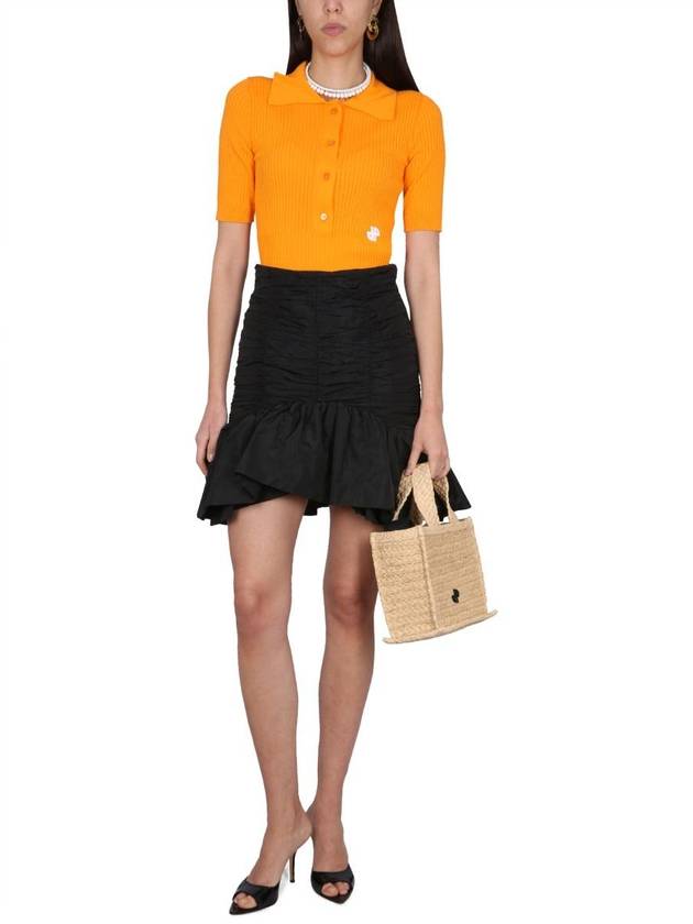 Patou Flounced Mini Skirt - PATOU - BALAAN 2