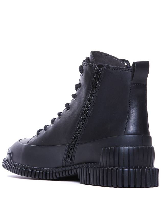 Pix Lace-Up Worker Boots Black - CAMPER - BALAAN 4