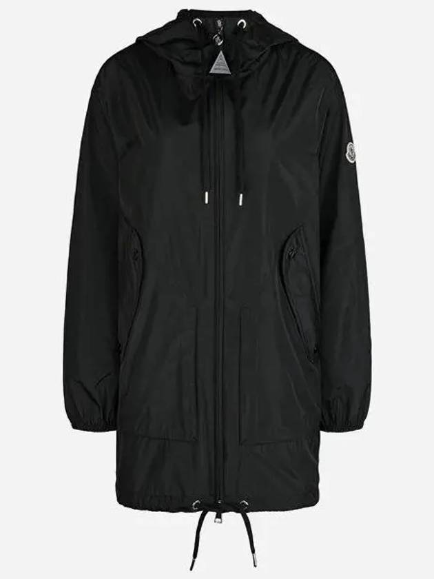 1A00092 597JT 999 Melia Women s Hooded Jacket Black 1154722 - MONCLER - BALAAN 1