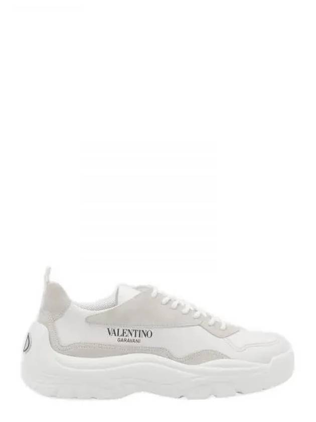 Gumboy Calfskin Low Top Sneakers White - VALENTINO - BALAAN 2