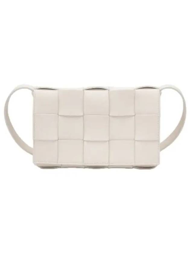 Cassette shoulder bag white - BOTTEGA VENETA - BALAAN 1