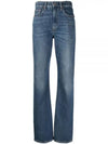 High Rise Straight Jeans Blue - POLO RALPH LAUREN - BALAAN 2