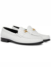 Luco Triomphe Polished Bull Loafers White - CELINE - BALAAN 2