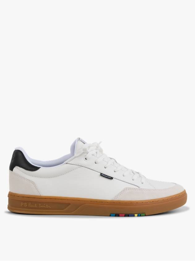 Hillstar Leather Low-Top Sneakers White - PAUL SMITH - BALAAN 2