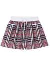 Kids Checkerboard Stretch Jacquard SYBIL 8048194 B1601 Shorts Adults can wear - BURBERRY - BALAAN 2