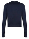 Baby Fox Patch Regular Cardigan Blue - MAISON KITSUNE - BALAAN 3