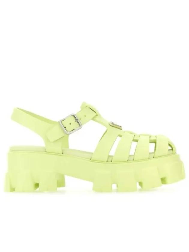 Monolith Rubber Sandals Green - PRADA - BALAAN 2