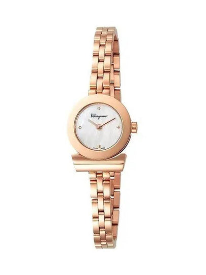 Gancini Metal Quartz Watch Rose Gold - SALVATORE FERRAGAMO - BALAAN 2