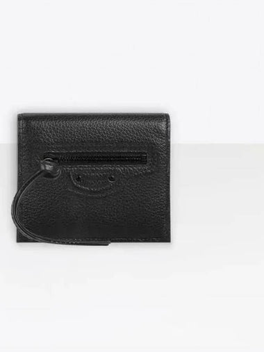 Neo Classic Compact Fold Half Wallet 650870 15Y07 1000 - BALENCIAGA - BALAAN 1