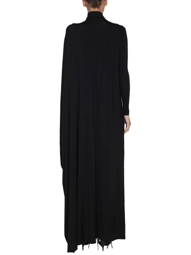 minimalist maxi stretch jersey long dress black - BALENCIAGA - BALAAN 4