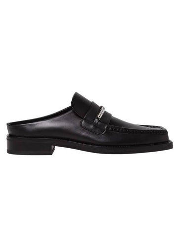 chain slip on loafers black - MARTINE ROSE - BALAAN 1